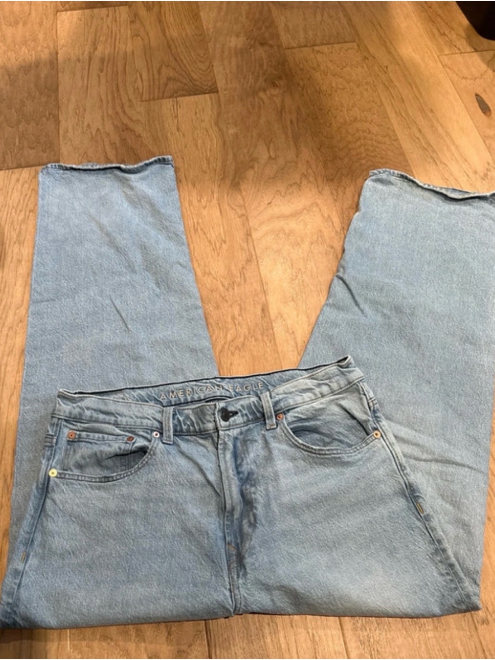 American Eagle Outfitters Light Blue Men’s Wide Leg Jeans 34x34